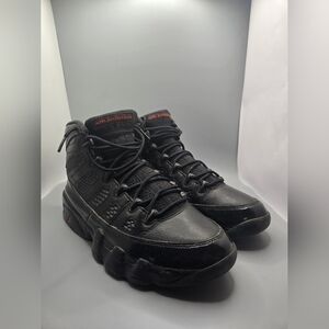 Nike Air Jordan 9 Retro Black/Anthracite Red 302370-014 Men’s Size 8.5